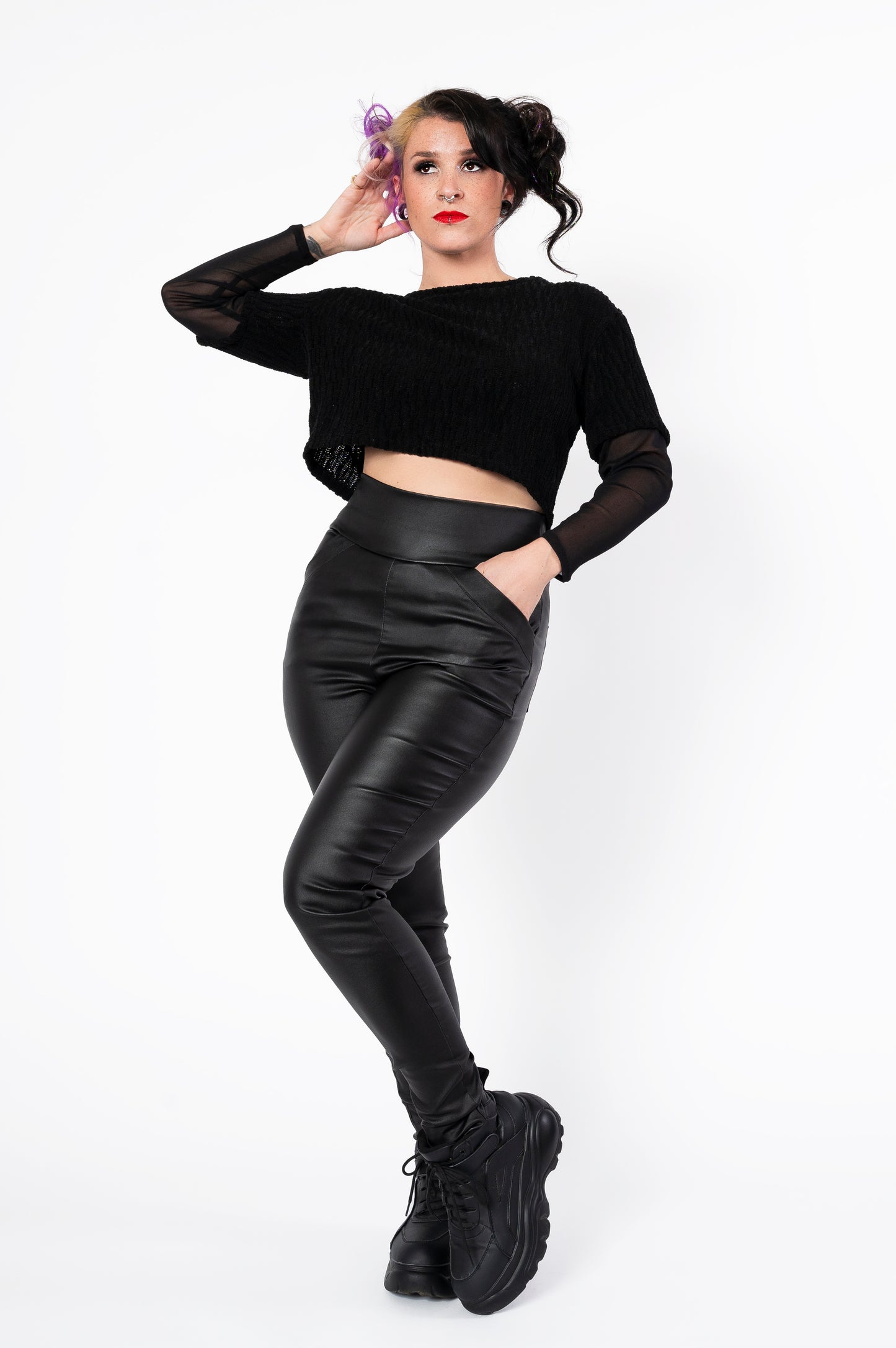 Jenny pants - Pleather