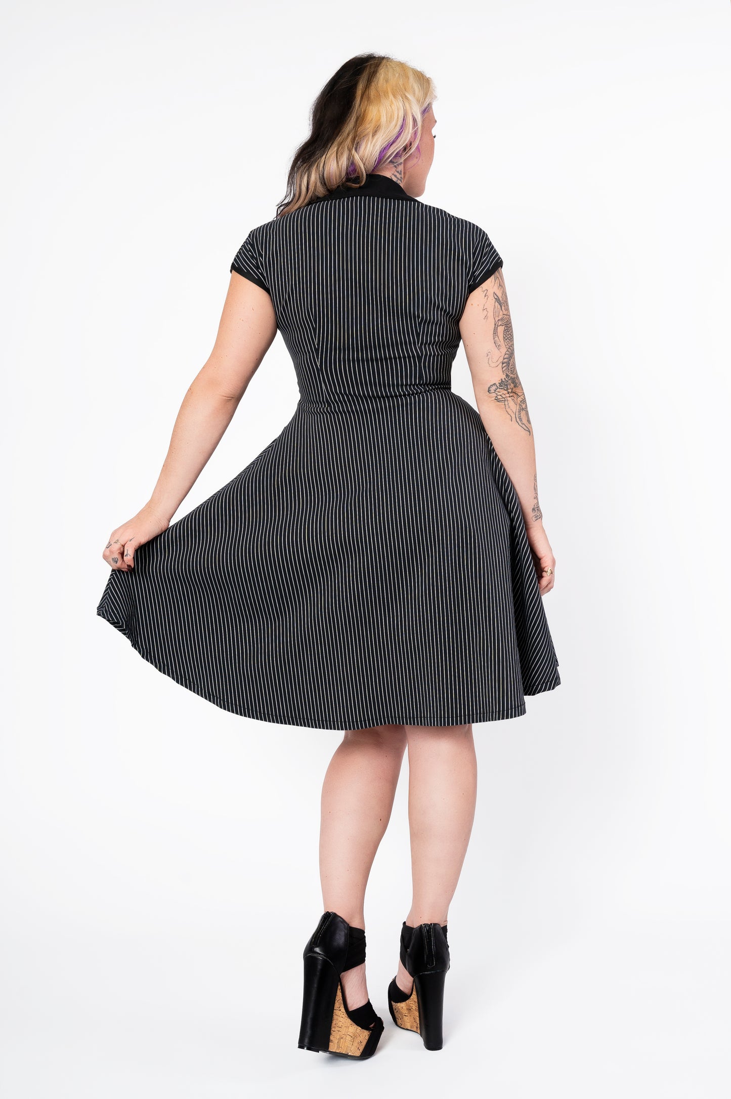 Deadbeat dress - Pinstripe