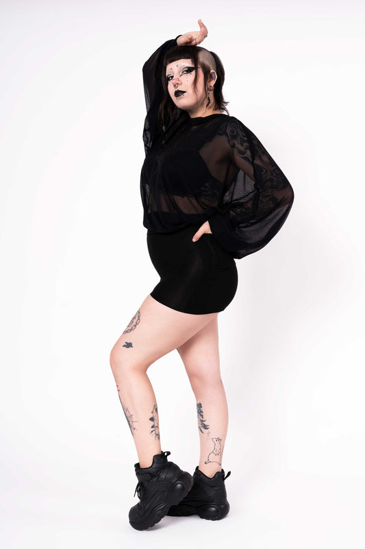 Hot shorts - Black jersey