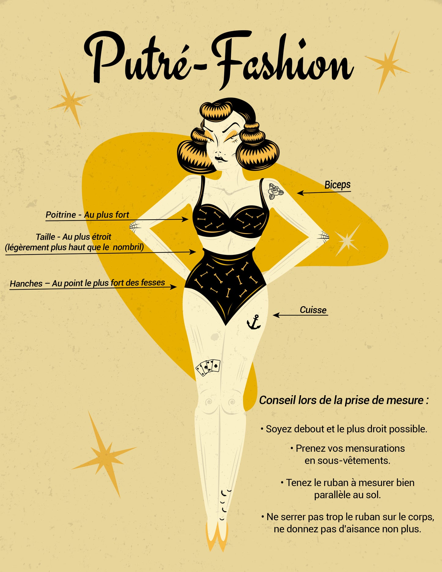 Dark Entries skort - Black/White