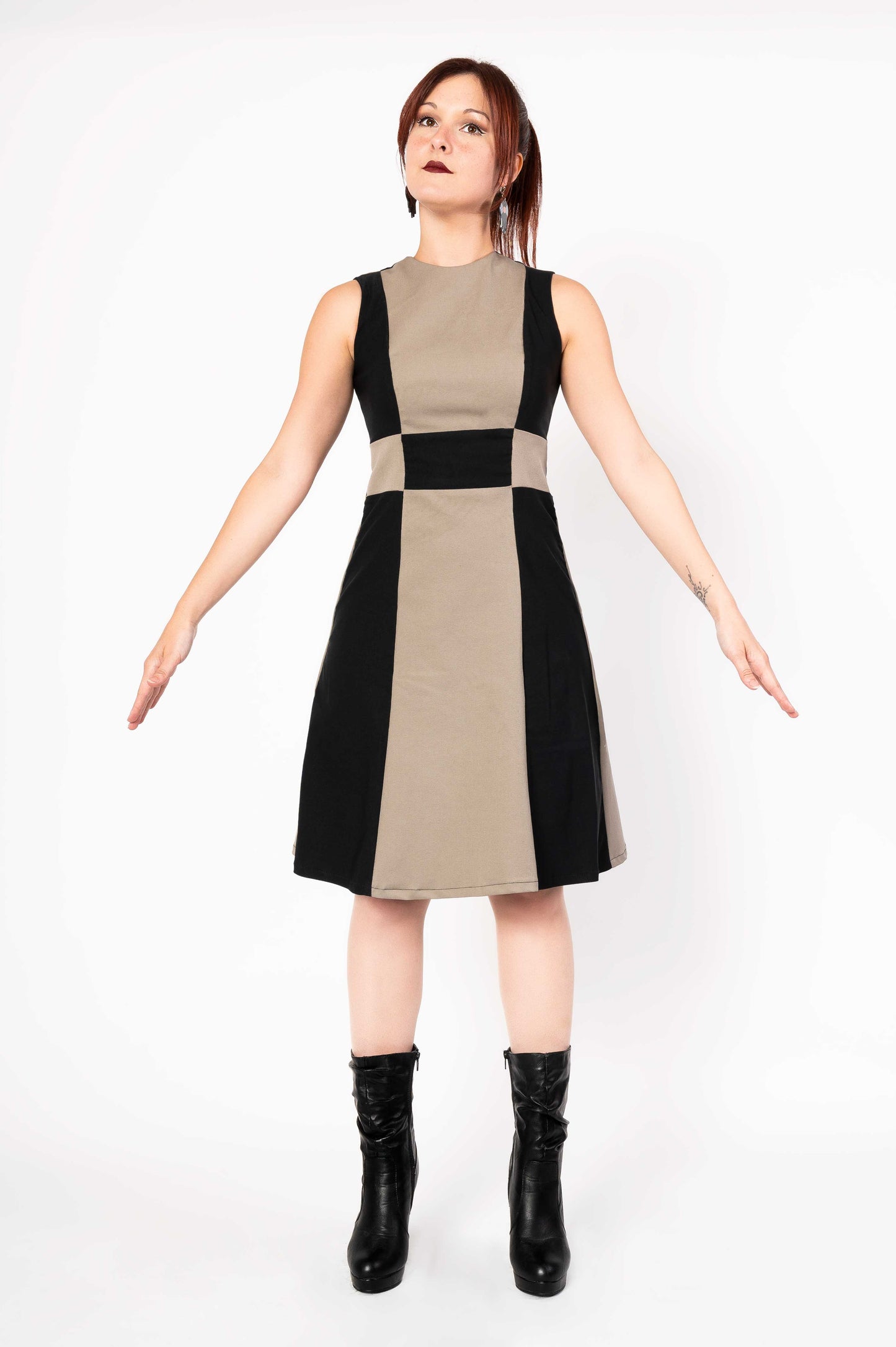 Terre Des Hommes dress - black/grey