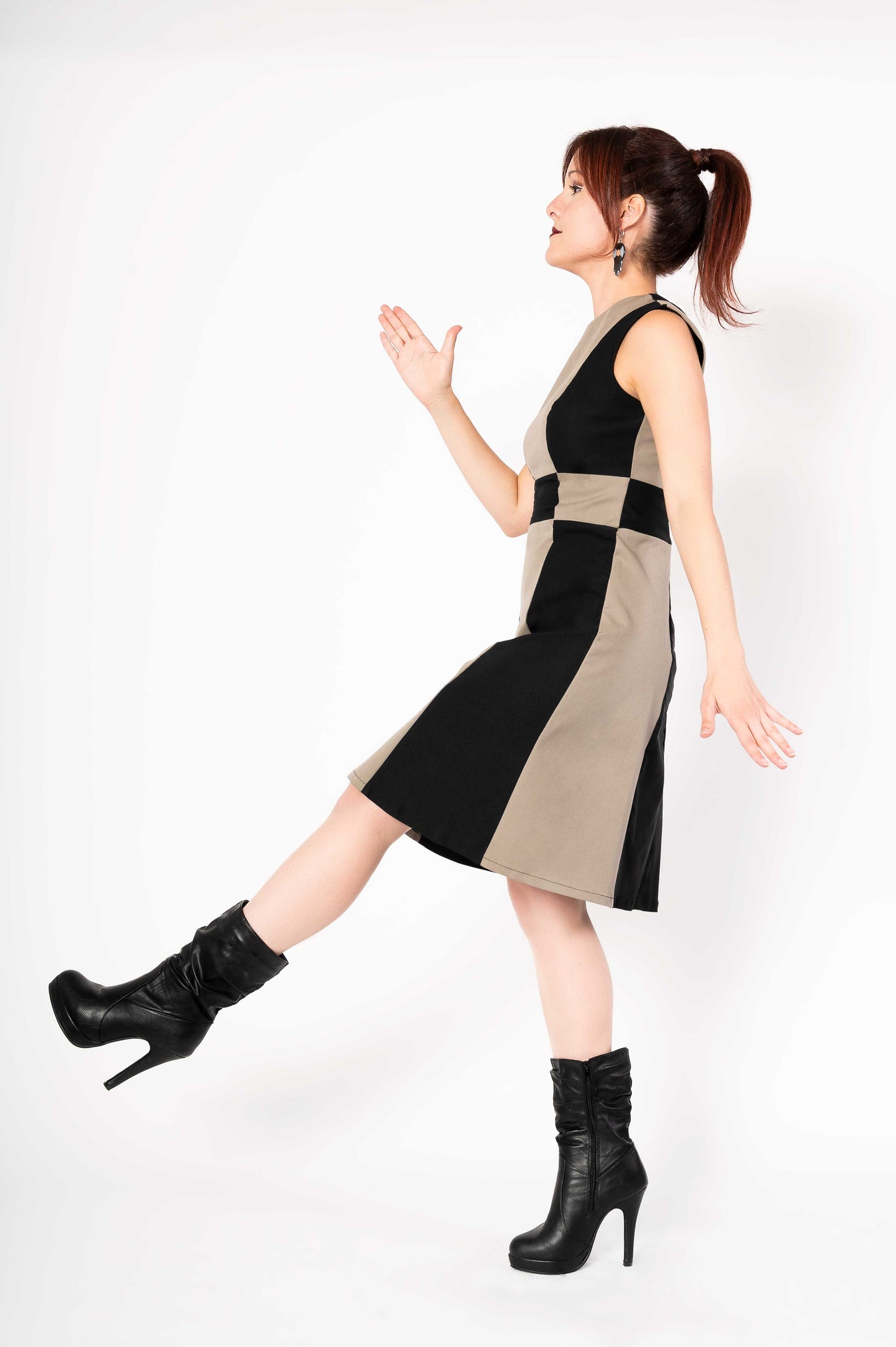 Terre Des Hommes dress - black/grey