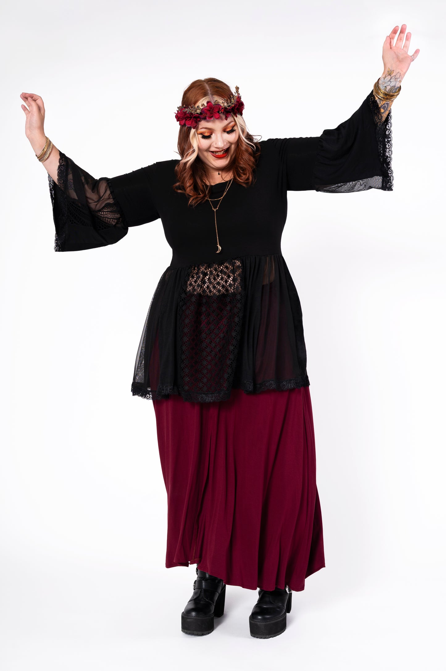 Chimère tunic - Black