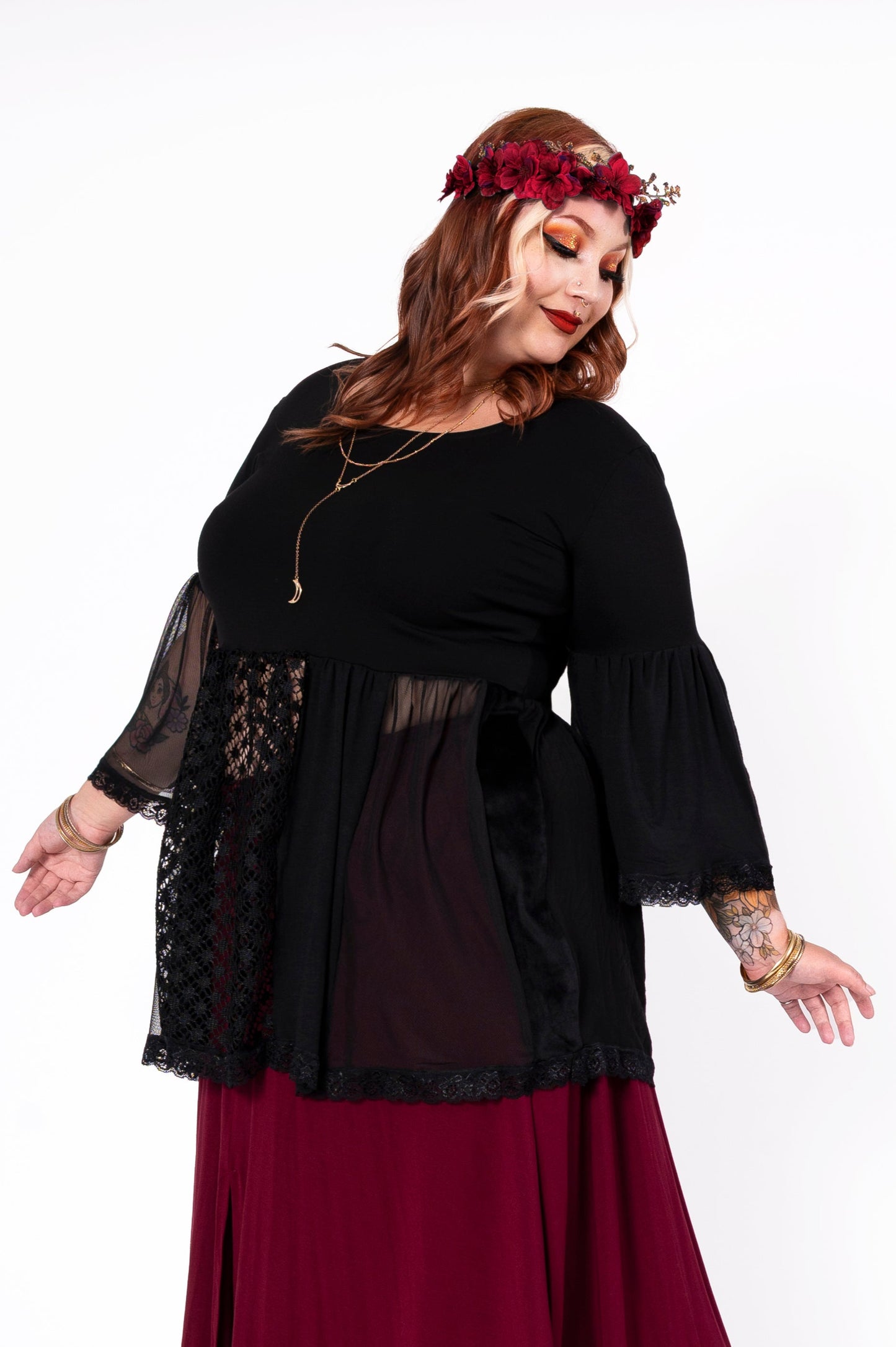 Chimère tunic - Black