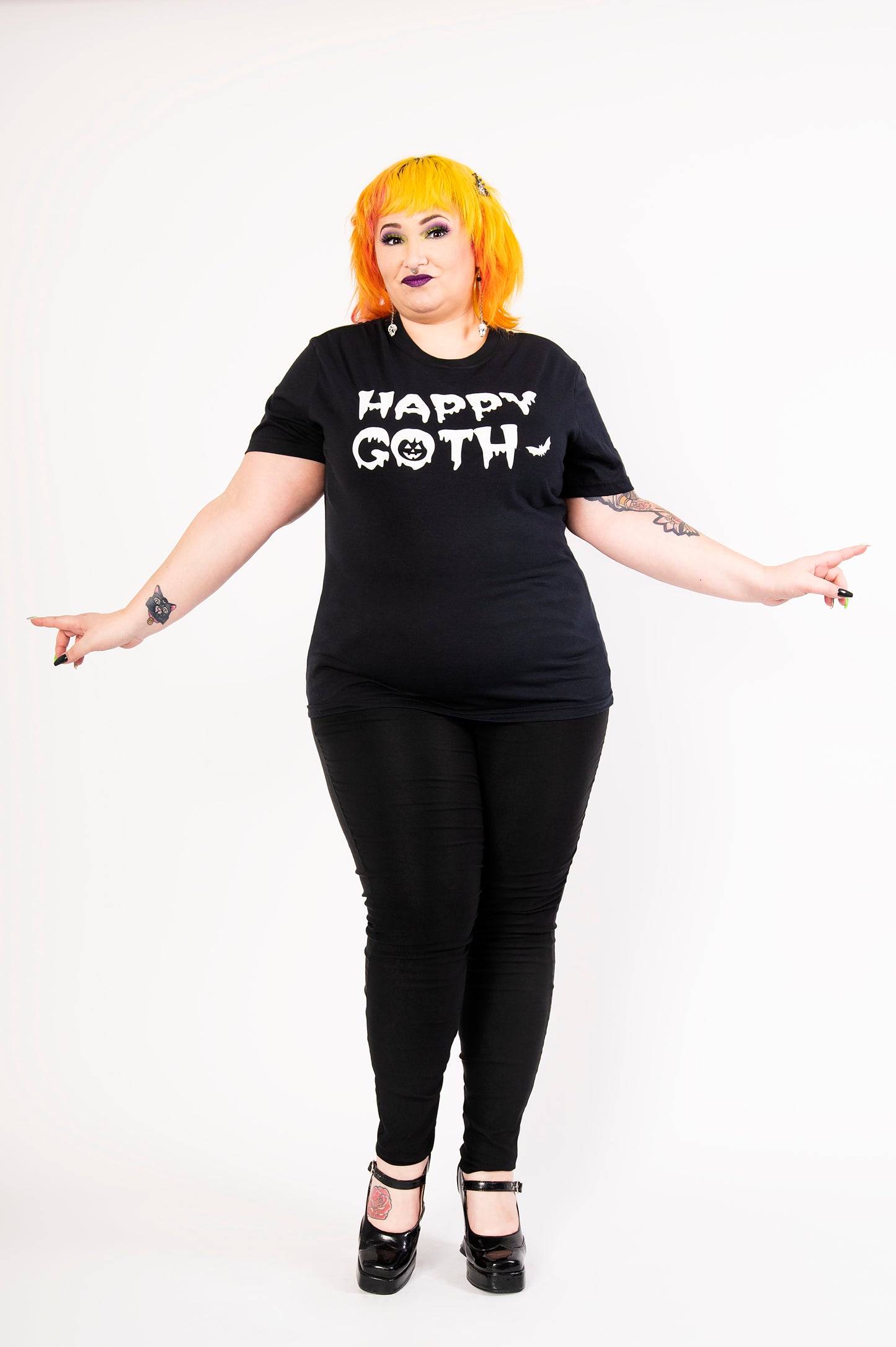 Organic cotton T-Shirt - Happy Goth