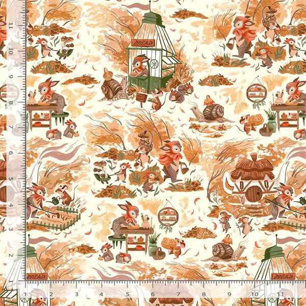 Cannelle & Ribambelle jumperdress - harvest animals dress