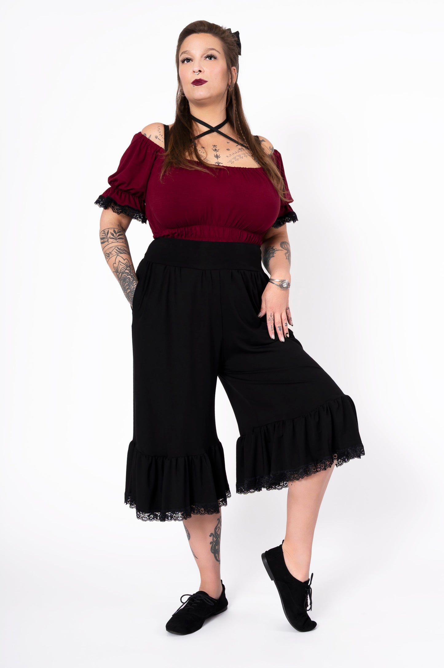 Pantalon Bloomers Love Like Blood - noir