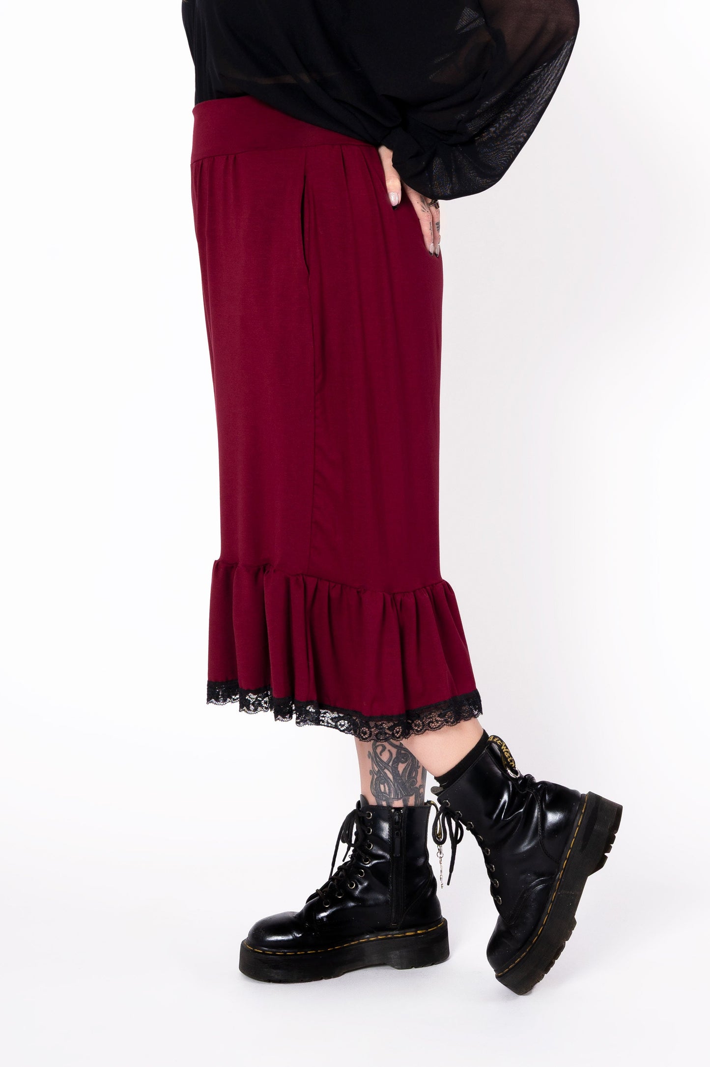 Pantalon bloomers Love Like Blood - bourgogne