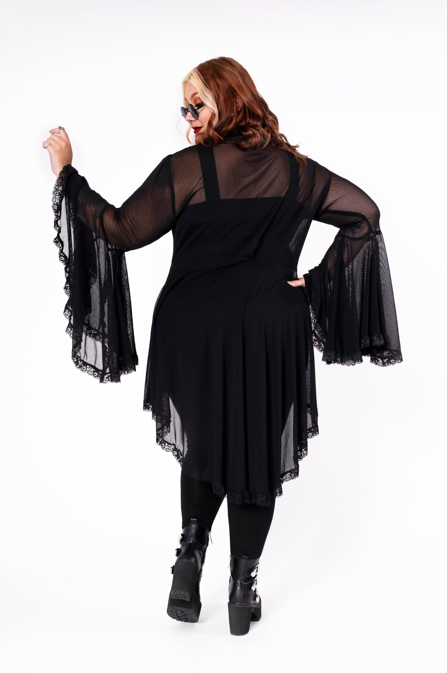 Veste longue Bewitched - filet noir