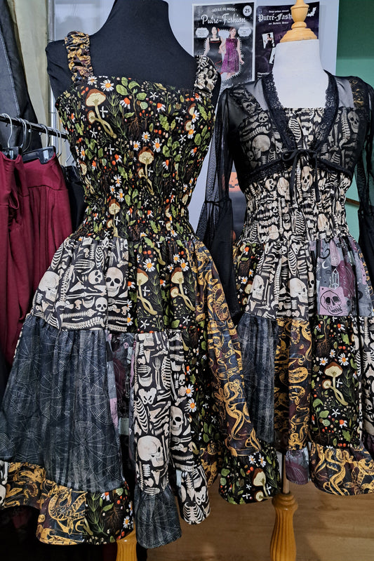 Chimère Dress Chapter V - Cabinet of Curiosity patchwork dress