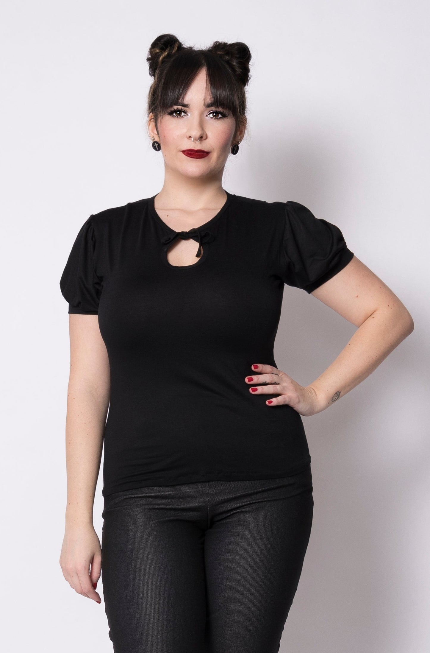 Divina top - black