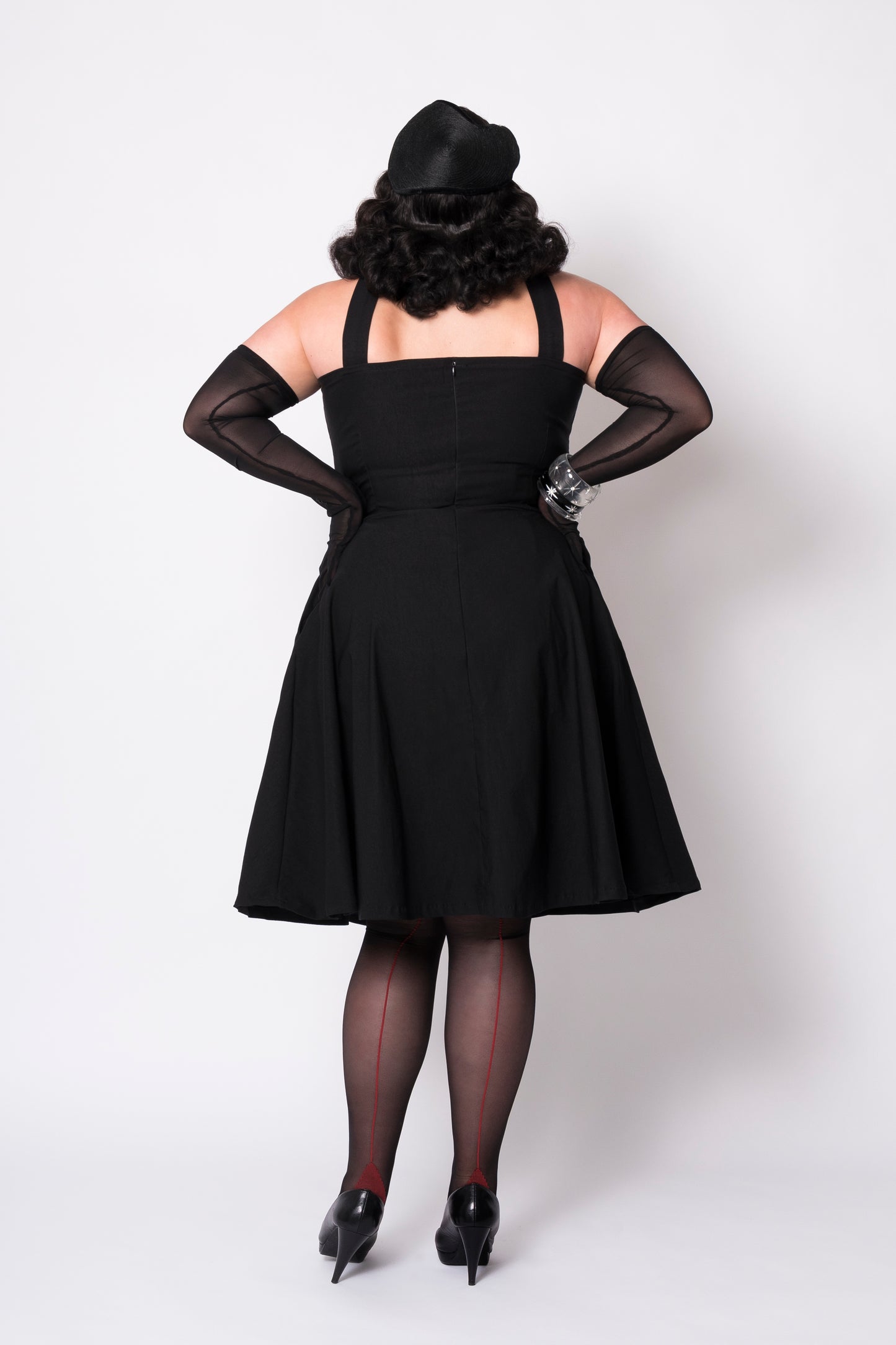 Vavavoom swing dress - black