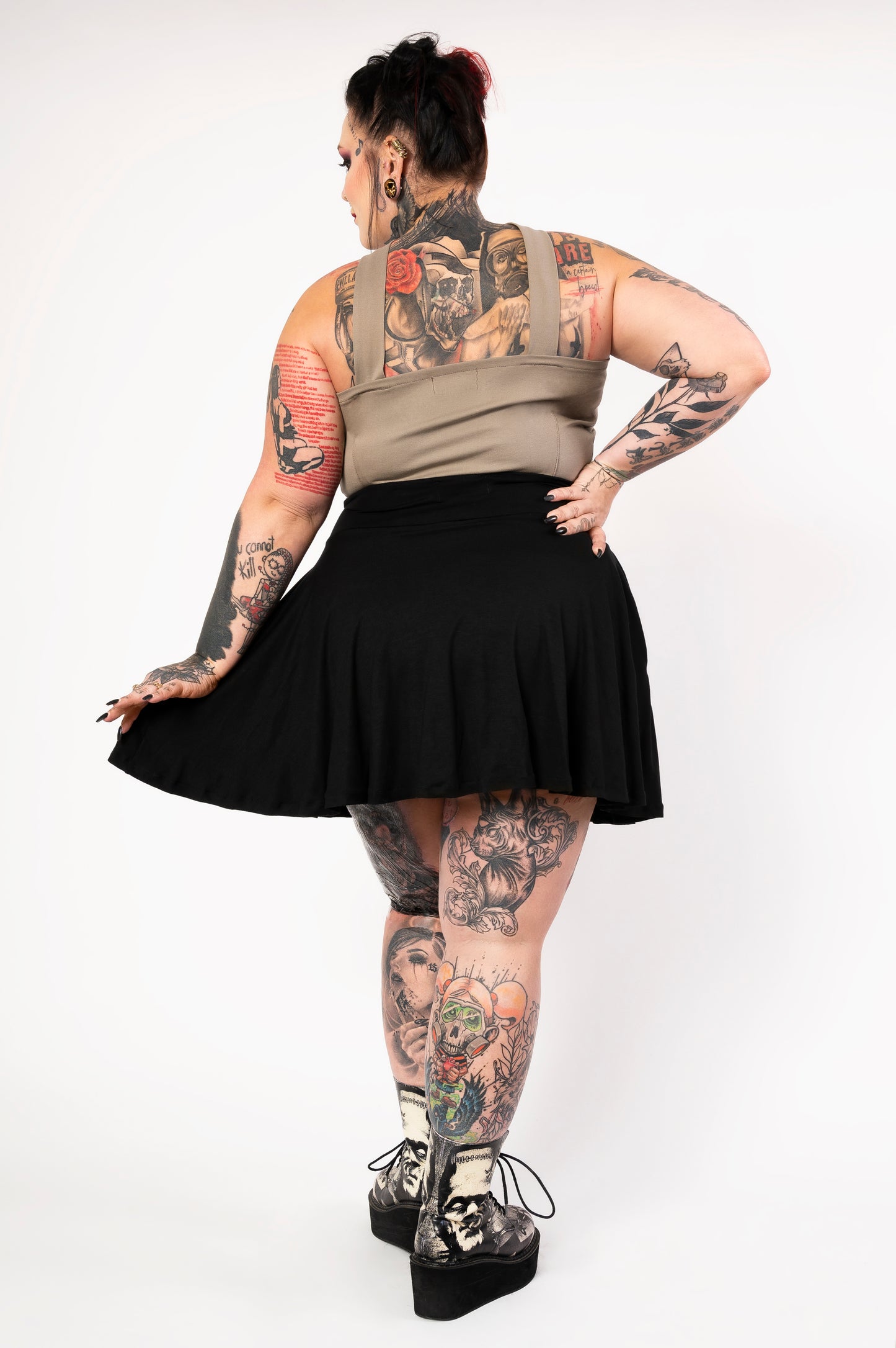 Why Bother skort (skirt with shorts) - black
